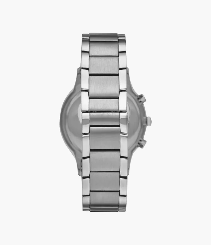 Emporio Armani Men's AR11458 Rose Gold-Tone Stainless Steel and Blue Leather Watch - Image 3